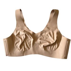 Honey love Vneck nude seamless bra plus size 3X